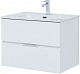 Aquanet Мебель для ванной Алвита New 70 2 ящика подвесная белая матовая – картинка-21